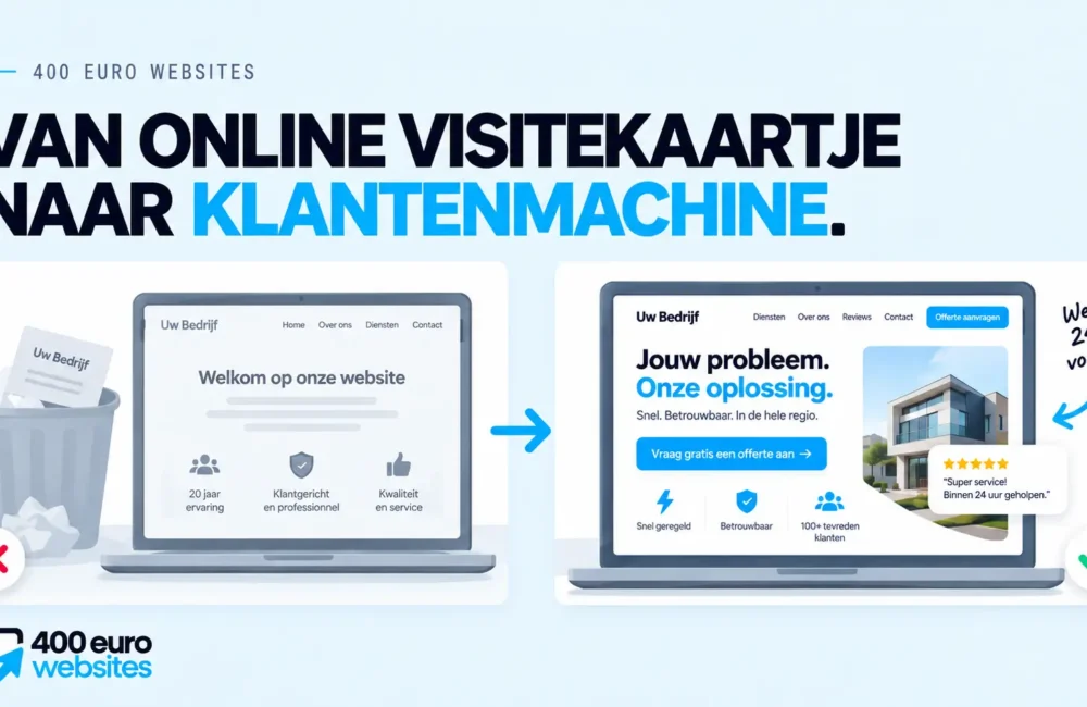 Website klanten krijgen